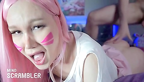 Blonde with a nice ass is fucked hard in a hardcore way