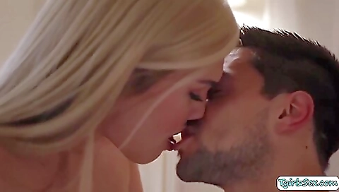 Cute blonde is getting fucked in the hardcore bareback