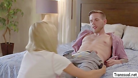 Sexy blonde gets fucked by her boyfriend in this video