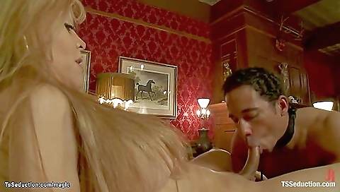 Latina ladies are fucking a hot guy in a threesome