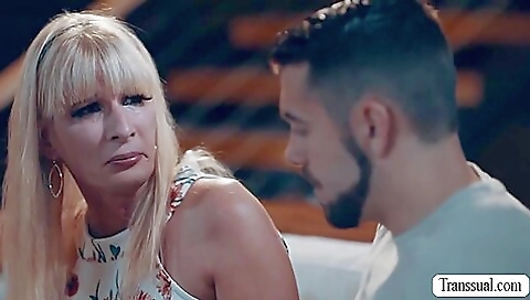 Busty blonde gets her ass fucked hard in the bedroom