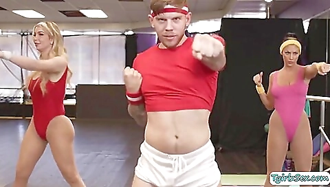 Ebony babe with a tattooed pussy getting deepthroated