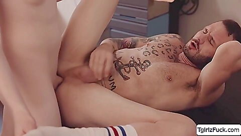 Horny teen is in her own bed and getting fucked in her pussy