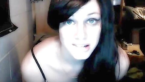 Busty brunette amateur 18+ showing off her perfect face